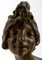 Jugendstil Büste einer jungen Schönheit aus Bronze von Julien Caussé, France, 1899 2