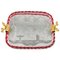 Bandeja italiana rectangular de cristal de Murano con revestimiento de espejo, Imagen 1
