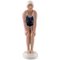 Art Deco Porcelain Figurine of a Swimming Girl from Bing & Grondahl, Imagen 1