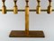 Large Swedish Gusum Metal 7-Light Candleholder in Brass 4