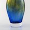 Large Sven Palmqvist Kraka Art Glass Vase with Net Pattern for Orrefors 4