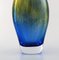 Large Sven Palmqvist Kraka Art Glass Vase with Net Pattern for Orrefors, Image 4