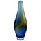 Grand Vase Sven Palmqvist Kraka Art en Verre avec Motif Filet pour Orrefors 1