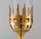 Tall Hurricane Candleholder in Brass by Bjorn Wiinblad, 1970s, Image 5