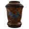 Large Danish Art Nouveau Vase in Glazed Ceramic from Moller & Bøgely, 1920s, Image 1