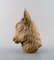 Goat Head Stoneware Figure by Gunnar Nylund for Rörstrand, 1950s 2