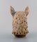 Goat Head Stoneware Figure by Gunnar Nylund for Rörstrand, 1950s 3