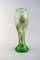 Große Jugendstil Vase aus Mundgeblasenem Glas, Montjoye, Frankreich, 1880er 2