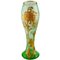 Große Jugendstil Vase aus Mundgeblasenem Glas, Montjoye, Frankreich, 1880er 1