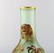Large Art Nouveau Vase in Mouth-Blown Art Glass, Montjoye, France, 1880s 3