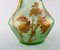 Große Jugendstil Vase aus Mundgeblasenem Glas, Montjoye, Frankreich, 1880er 5
