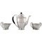 Jens Sigsgaard Silver Coffee Service, 1930s, Set of 3 1