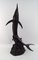 Monumentaler Schwertfisch aus patinierter Bronze 4