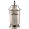 English Pepper Shaker in Silver, Late 19th Century, Imagen 1