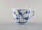 Blue Fluted Mocca Cups with Saucers from Bing & Grondahl, 20th Century, Set of 8, Image 2