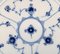 Tasses à Mocca Bleues avec Soucoupes de Bing & Grondahl, 20ème Siècle, Set de 8 4