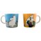 Cups in Porcelain with Motifs from Moomin from Arabia, Finland, Set of 2, Image 1