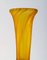 Emile Gallé Style Art Glass Vase in Yellow Shades, 20th Century 3