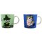 Arabia Finland Cups in Porcelain with Motifs from ''Moomin'', Late 20th Century, Set of 2 1