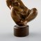 Patinated Bronze Figures of Naked Women, Set of 2 8