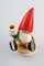 Lisa Larson Candlesholder for Gustavsberg Santa on Skates in Glazed Stoneware, Image 2