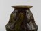 Danish Art Nouveau Vase in Dark Green Glazed Ceramic from Moller & Bøgely, Image 3