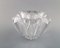 Large Modernist Bowl in Clear Art Glass, Orrefors, Sweden, 1980s 2