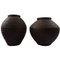 Dänische Keramik Vasen, 2er Set 1