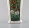 Large Goebel Vase in Porcelain with Gustav Klimt Floral Motif 4