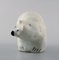 Figura de oso polar de cerámica vintage de Henrik Allert para Pentik, Finland, Imagen 2