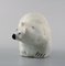 Figurina vintage a forma di orso polare in ceramica di Henrik Allert per Pentik, Finlandia, Immagine 2