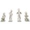 Blanc De Chine Boy Figurinees by Edit Bjurström for Rörstrand, Sweden, Set of 4, Image 1