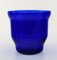 Lyngby Art Glass Vases in Blue, Set of 3, Image 4