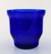 Vasi Lyngby Art in vetro blu, set di 3, Immagine 4