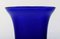 Lyngby Art Glass Vases in Blue, Set of 3 6