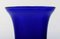 Lyngby Art Glass Vases in Blue, Set of 3, Image 6