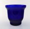 Lyngby Art Glass Vases in Blue, Set of 3, Image 3