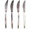 Georg Jensen Sterling Silver Cypres Four Lunch Knives, Set of 4 1