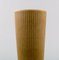 Große Rörstrand Ritzi Keramik Vase in Geriffeltem Stil, 1960er 2