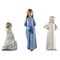 Figurines en Porcelaine de Nao and Lladro, Set de 3 1