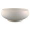 Weiß glasierte Keramik Schale in modernem Design von Kähler, HAK, 1960er 1
