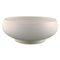 White Glazed Ceramic Bowl in Modern Design from Kähler, HAK, 1960s 1