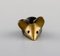 Walter Bosse for Herta Baller Black Gold Line Mouse in Bronze, 1950s 5