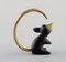 Walter Bosse for Herta Baller Black Gold Line Mouse in Bronze, 1950s, Image 4