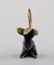 Walter Bosse for Herta Baller Black Gold Line Mouse in Bronze, 1950s, Image 2