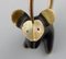 Walter Bosse for Herta Baller Black Gold Line Mouse in Bronze, 1950s 5