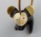 Walter Bosse for Herta Baller Black Gold Line Mouse in Bronze, 1950s, Image 5