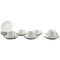 Bing & Grondahl White Koppel Coffee Service, Set of 18 1