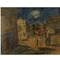 Mogens Vantore Scenery von Paris in Crayon, Pencil and Watercolor on Paper 1