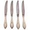 Dinner Knives in Danish Silver by Jens Sigsgaard, 1930s, Set of 4, Image 1